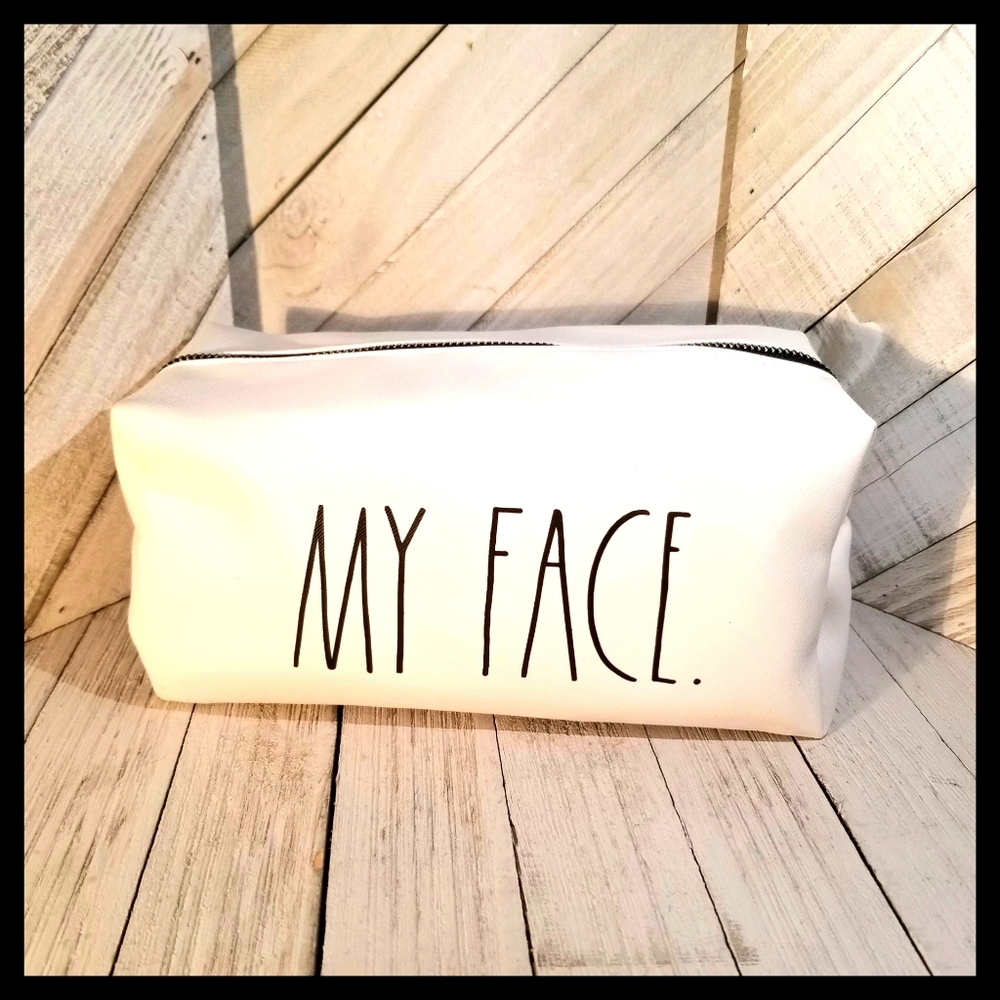 Rae Dunn LL MY FACE Cosmetic Pouch